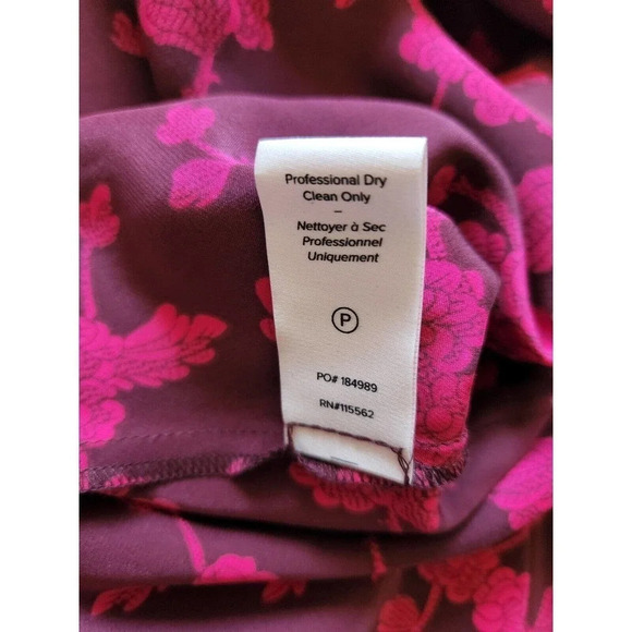 NWT Cinq a Sept Cypress Vine Print Avalon Top Size XS Rhubarb Camilla Red - Picture 12 of 12